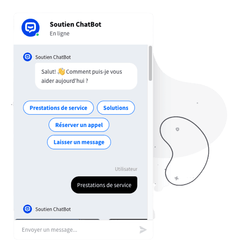 chatbot support client