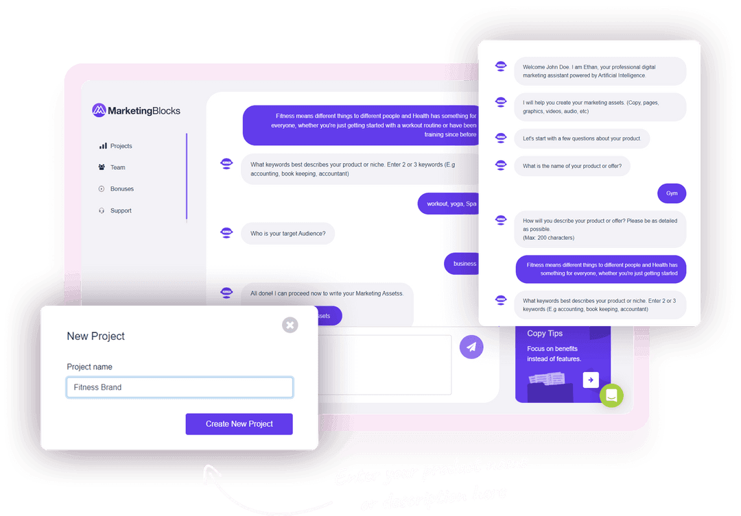 marketingblocks étape 1
