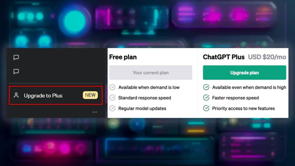 étape 1 - S'abonner à GPT Plus