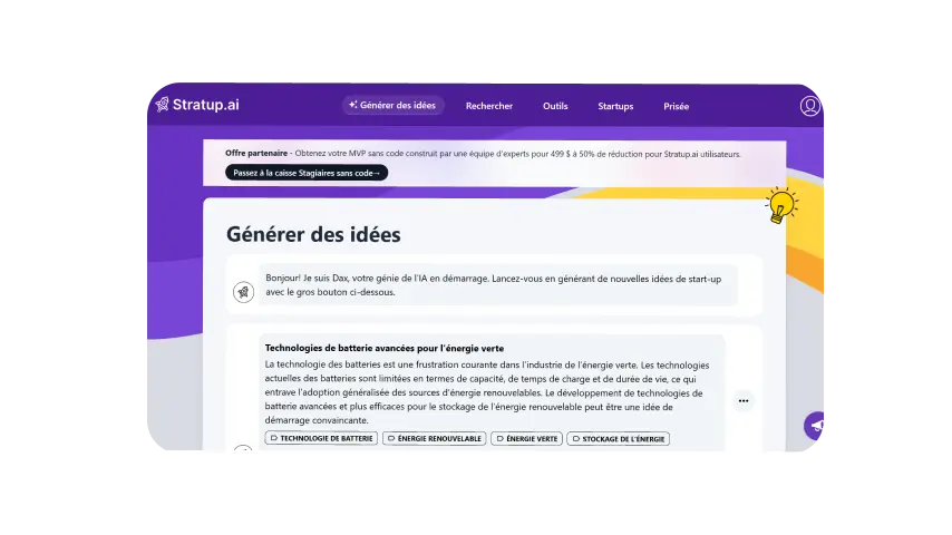Générez des centaines d’idées de startups