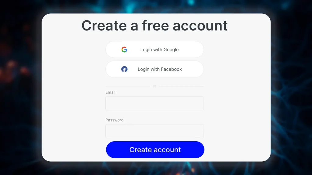 étape 1 : s'inscrire sur Mubert AI