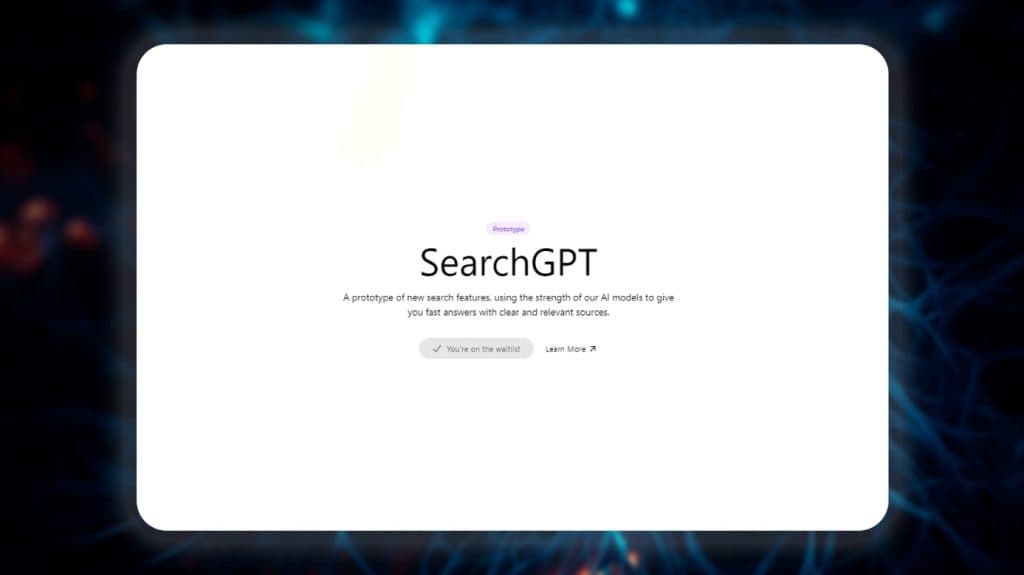 Qu'est-ce que SearchGPT, le moteur de recherche ChatGPT ?